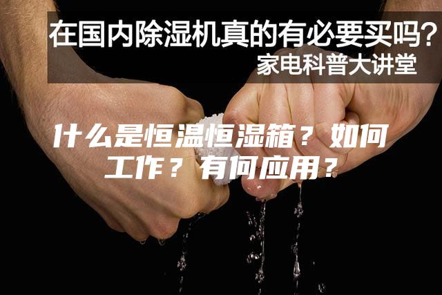 什么是恒溫恒濕箱？如何工作？有何應(yīng)用？
