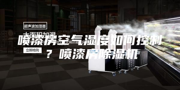 噴漆房空氣濕度如何控制？噴漆房除濕機