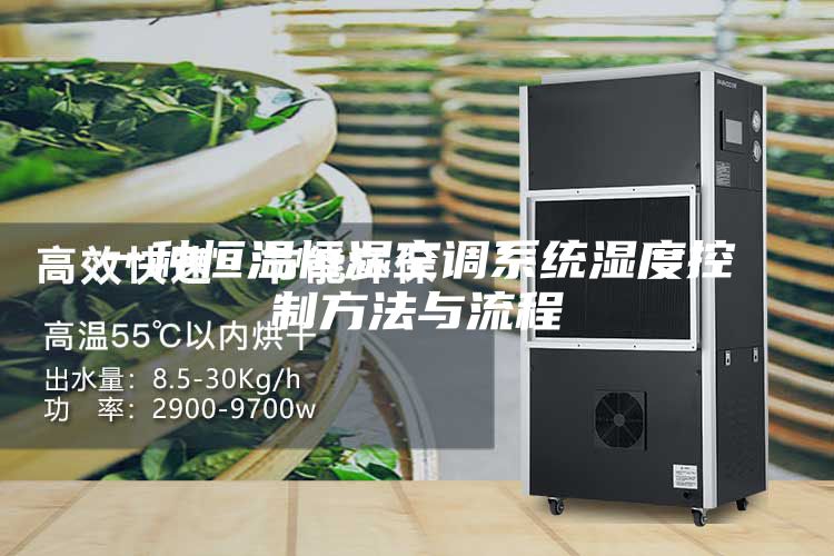 一種恒溫恒濕空調(diào)系統(tǒng)濕度控制方法與流程