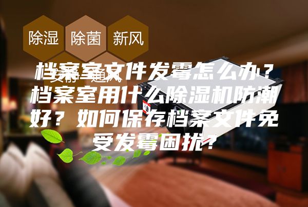 檔案室文件發(fā)霉怎么辦？檔案室用什么除濕機(jī)防潮好？如何保存檔案文件免受發(fā)霉困擾？